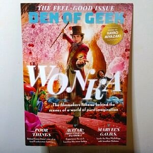 Den of Geek Magazine Willy WONKA Winter 2023 Timothee Chalamet Hayao Miyazaki